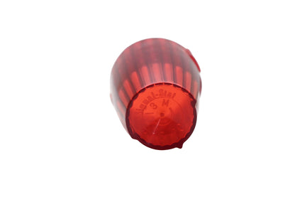 Signal-Stat Al011-19 Red 2.5"Blunt Nose Marker Lamp Lens NOS