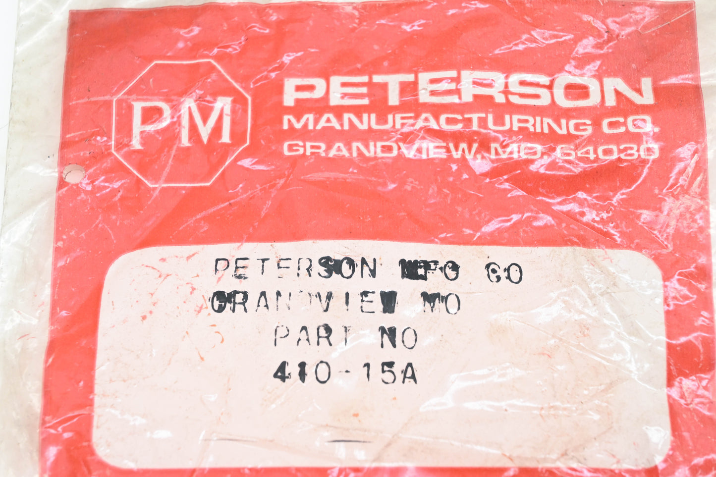 Peterson 410-15A, 410-15 Amber 4.25" Lamp Lens NOS