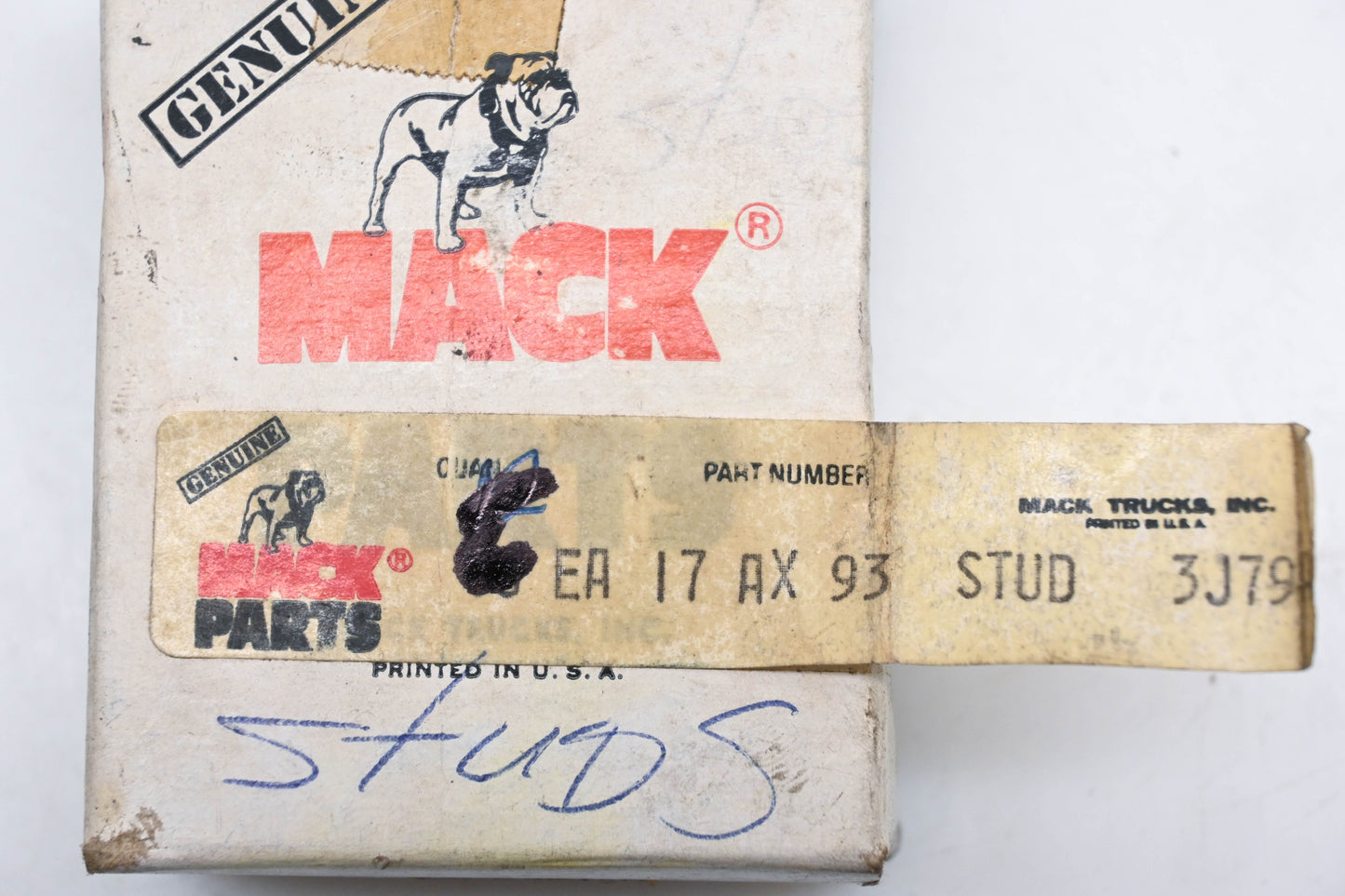 Mack 17AX93 Exhaust Manifold Stud NOS