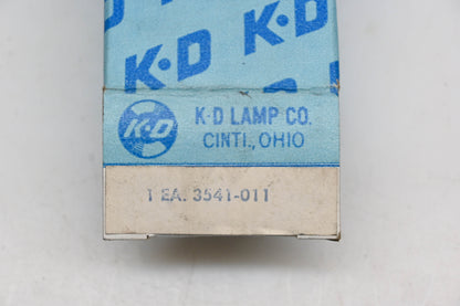 K-D Lamp 3541-011, LS354 Amber Oval 2" x 4" Lens NOS