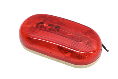 K-D Lamp 559-0682, LS354 Red Oval 2" x 4" Lamp Assembly NOS