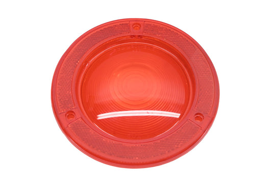 Grote 90512, 420 Red Plastic 6" Tail Light Lens NOS