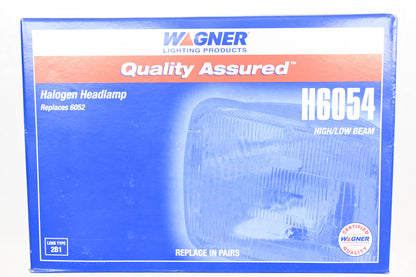 Wagner H6054 12v Halogen Headlight NOS