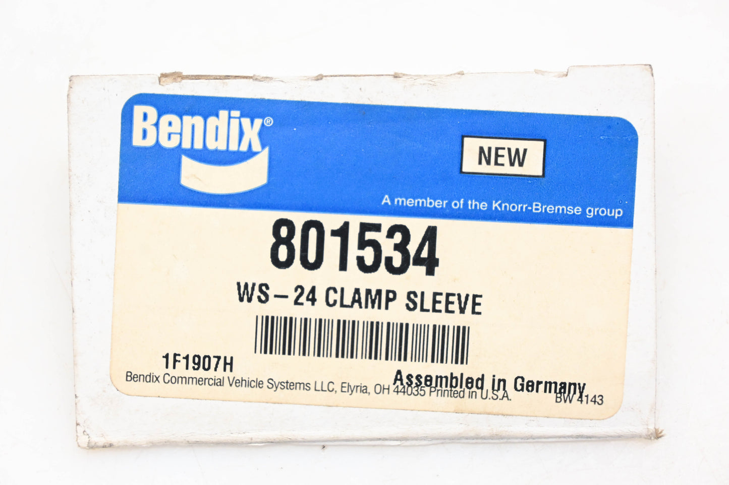 Bendix 801534 WS-24 Clamping Sleeve NOS