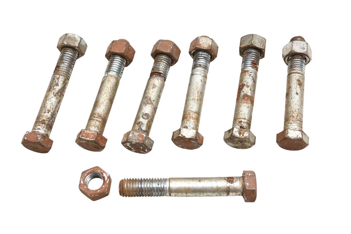 Aftermarket BA011-2 Hex Head Bolts 15/16" x 5/8-11 x 4" & Nuts Qty 7