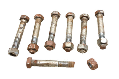 Aftermarket BA011-2 Hex Head Bolts 15/16" x 5/8-11 x 4" & Nuts Qty 7