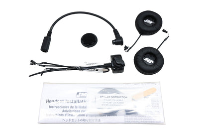 J&M HS-ECD629-FF-HO, 218129 Elite 629 Series Helmet Headset Kit NOS