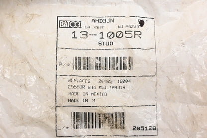 Batco 13-1005R Black Righthand 3/4"-16 x 4" Wheel Stud Grade 8 NOS