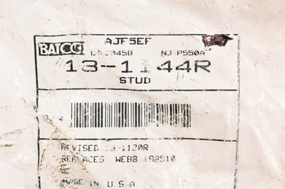 Batco 13-1144R Righthand 3/4"-16 x 4" Wheel Stud Grade 8-D NOS