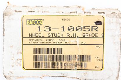 Batco 13-1005R Righthand 3/4"-16 x 4" Wheel Stud Grade 8 NOS