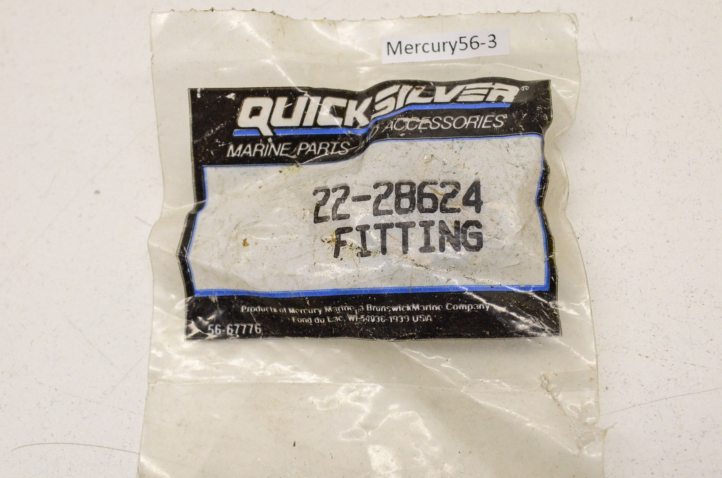 New OEM Quicksilver Mercury Fitting NOS