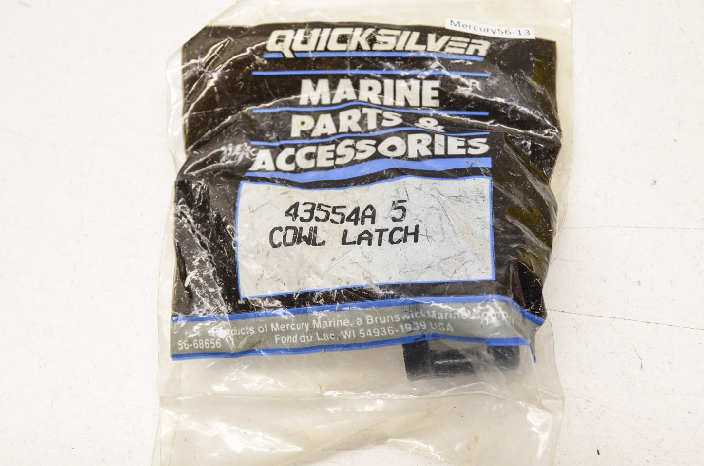 New OEM Quicksilver Mercury Cowl Rear Latch NOS