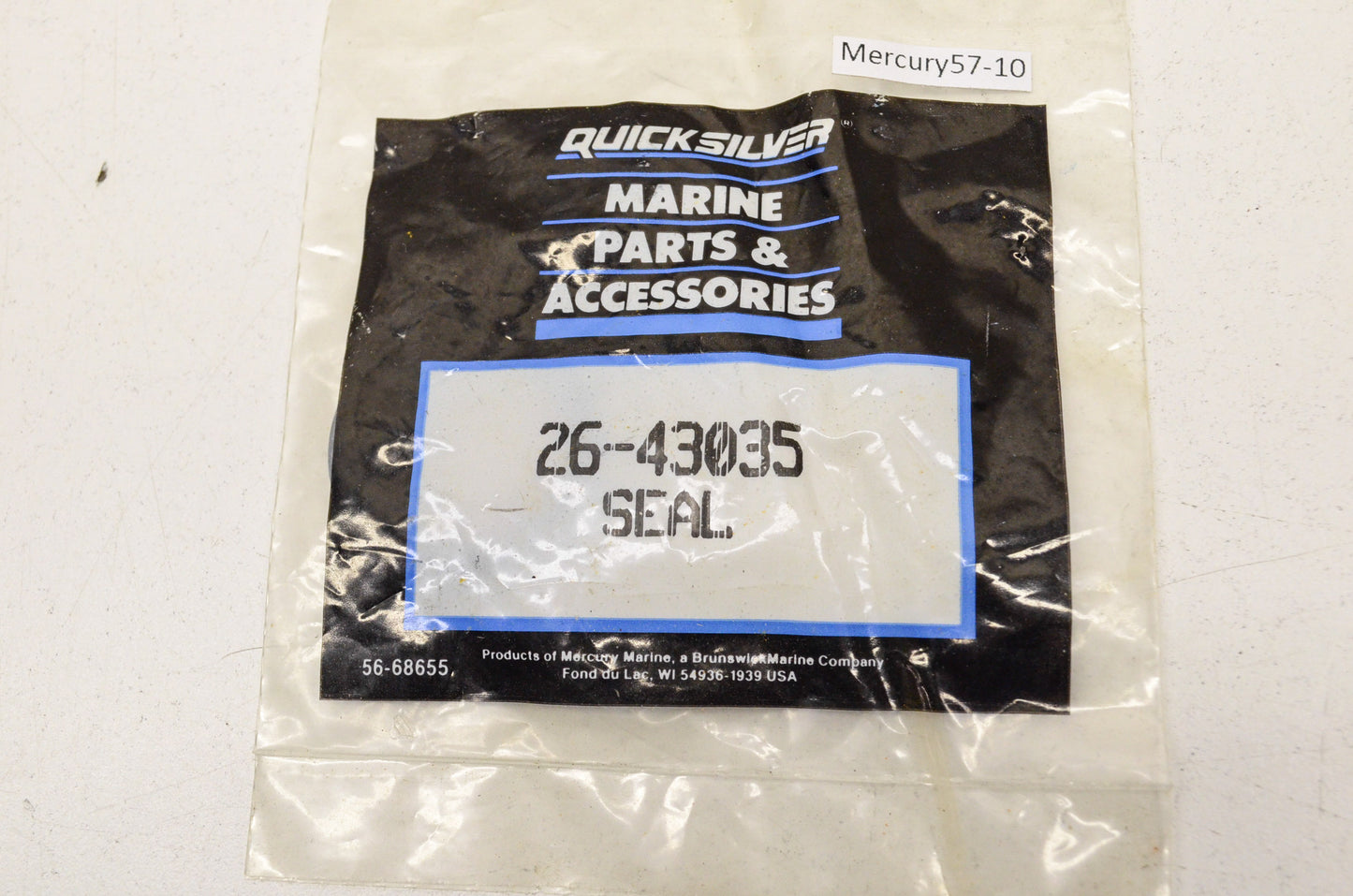 Quicksilver 26-43035 Mercury Seal NOS