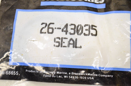 Quicksilver 26-43035 Mercury Seal NOS