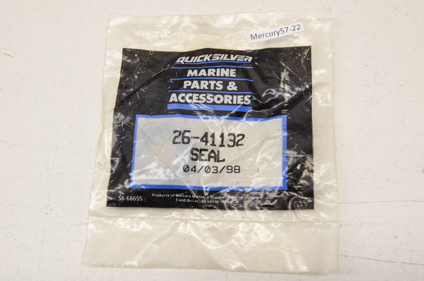 New OEM Quicksilver Mercury Seal NOS