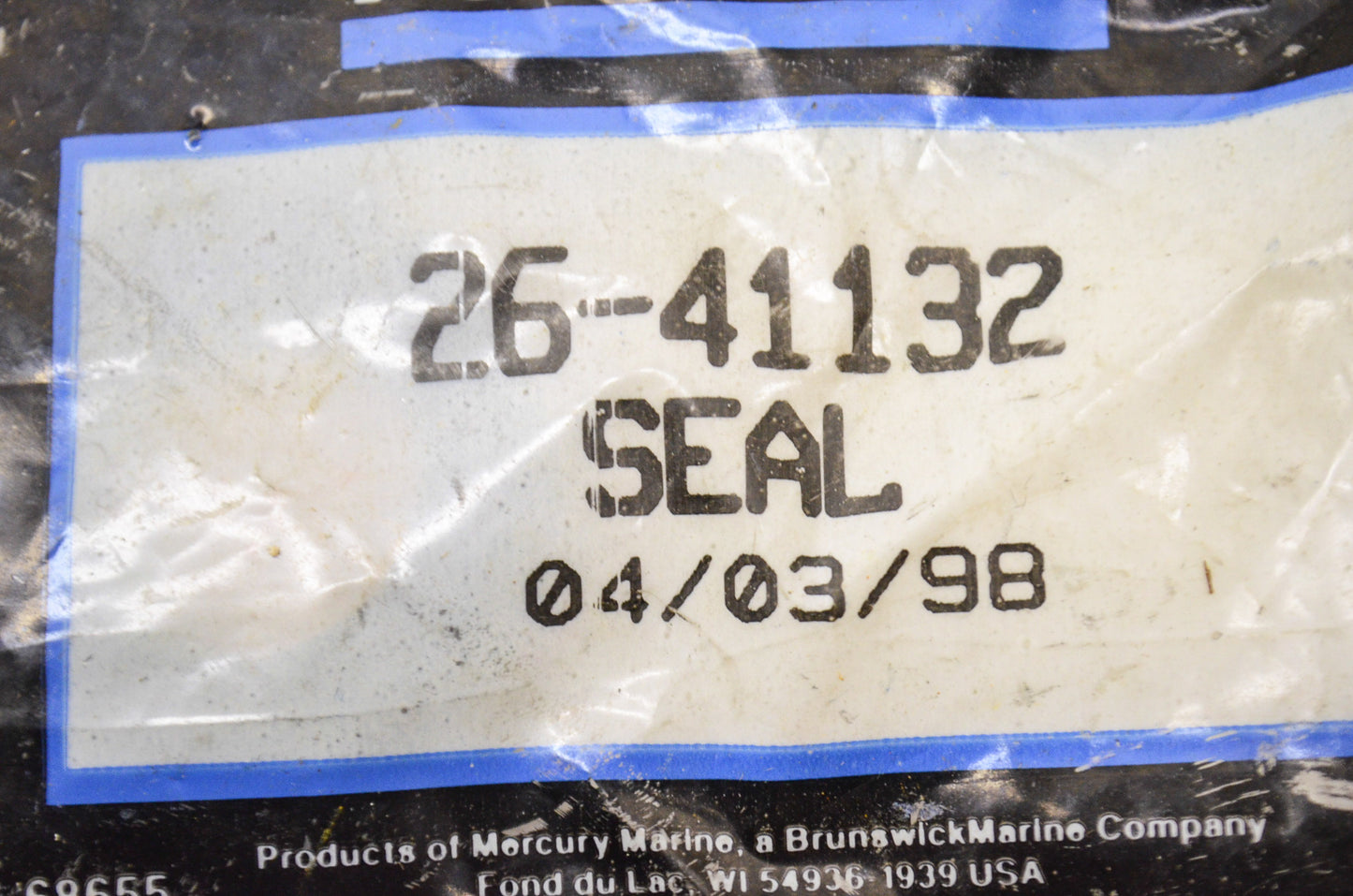 New OEM Quicksilver Mercury Seal NOS