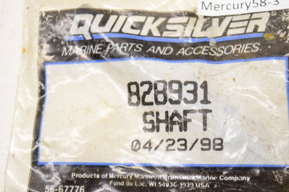 Quicksilver 828931 Mercury Shaft NOS
