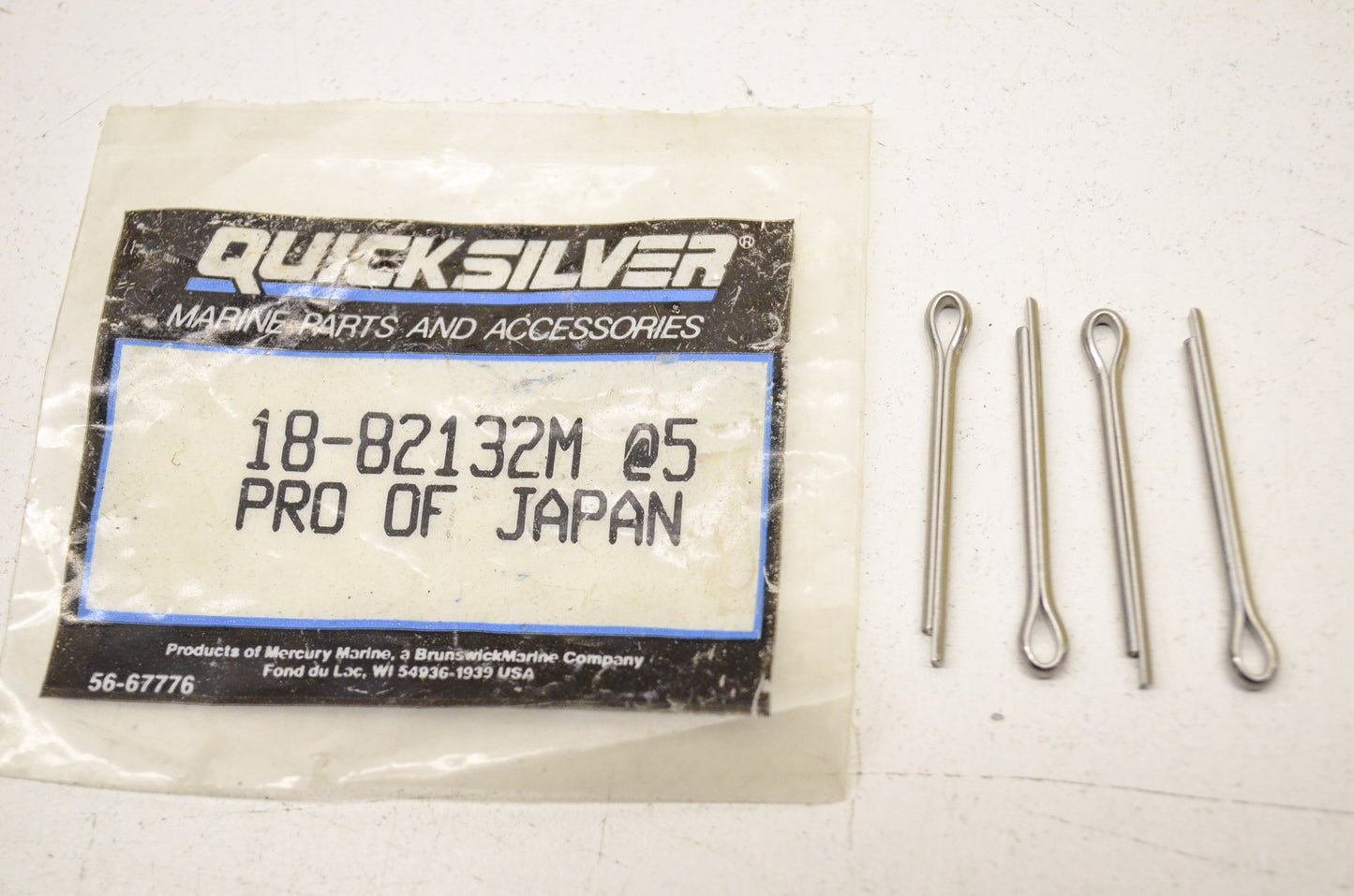 New OEM Quicksilver Mercury Pins QTY 4 NOS
