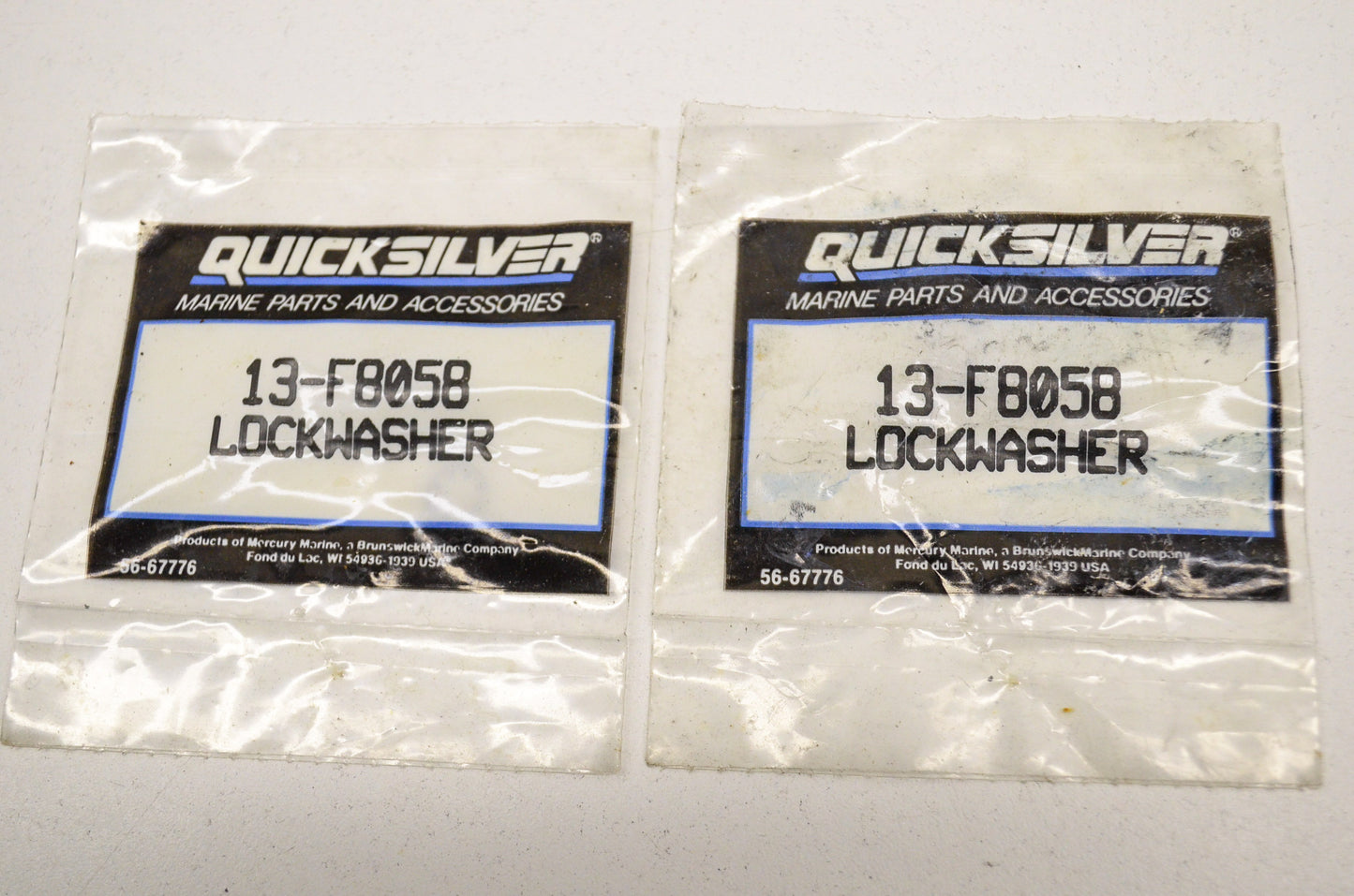 New OEM Quicksilver Mercury Lockwashers QTY 2 NOS