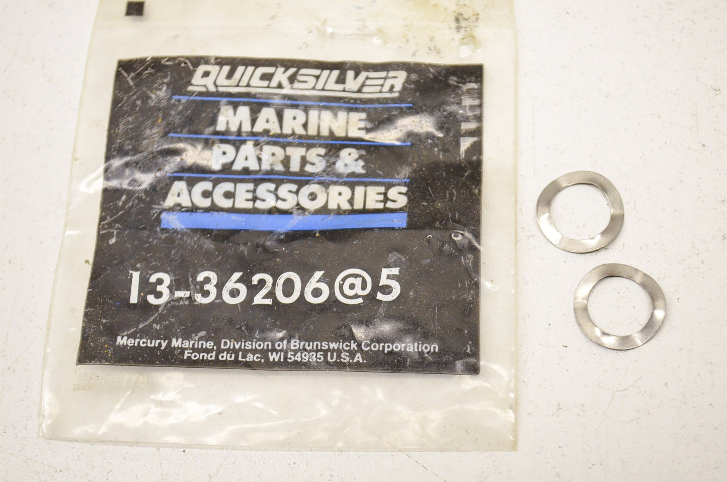 Mercury Wave Washers Qty 2 NOS