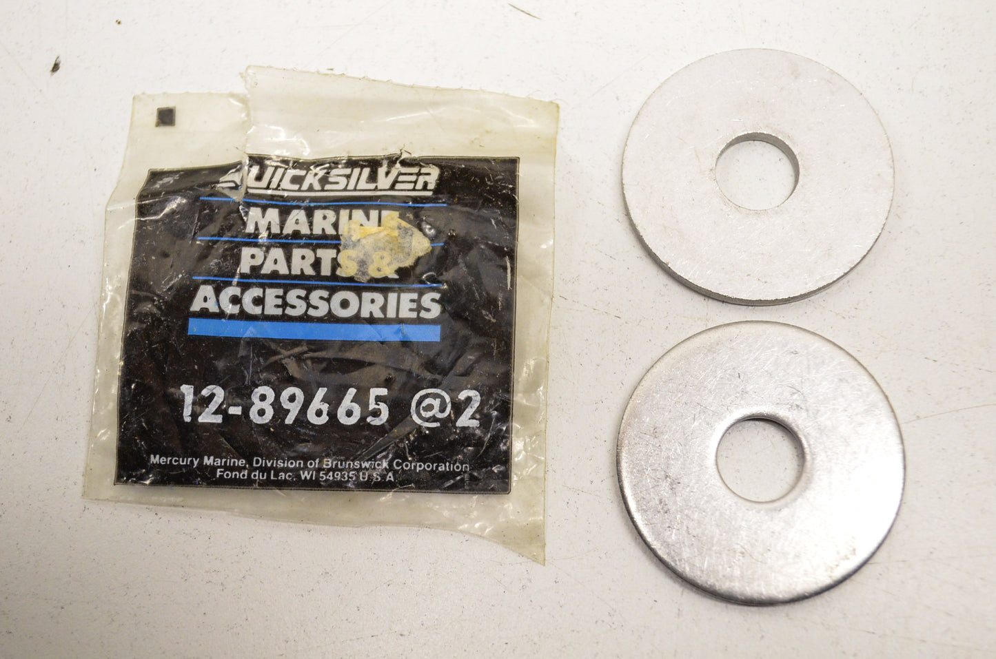 New OEM Quicksilver Mercury Washers QTY 2 NOS