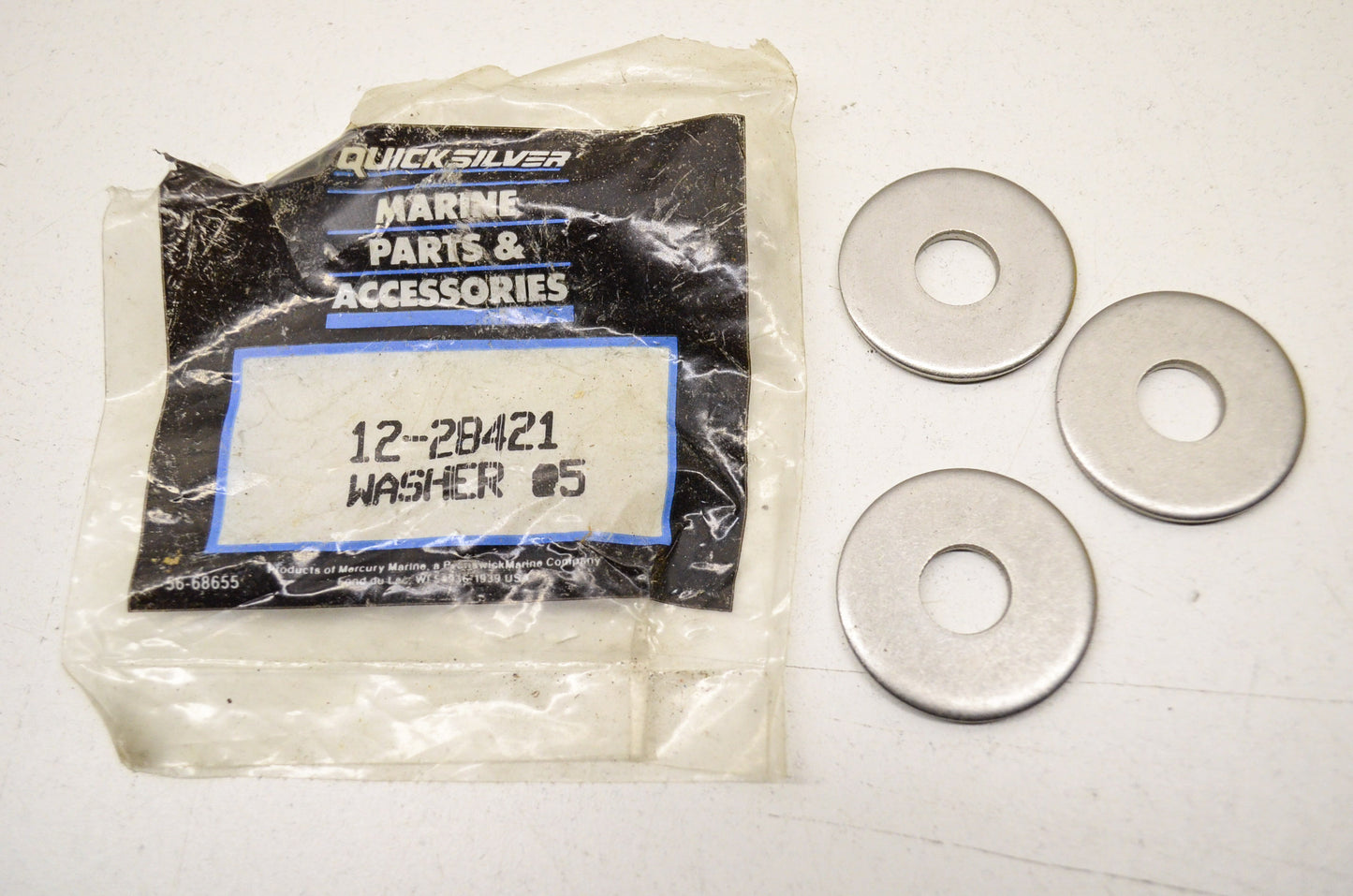 New OEM Quicksilver Mercury Washers QTY 3 NOS