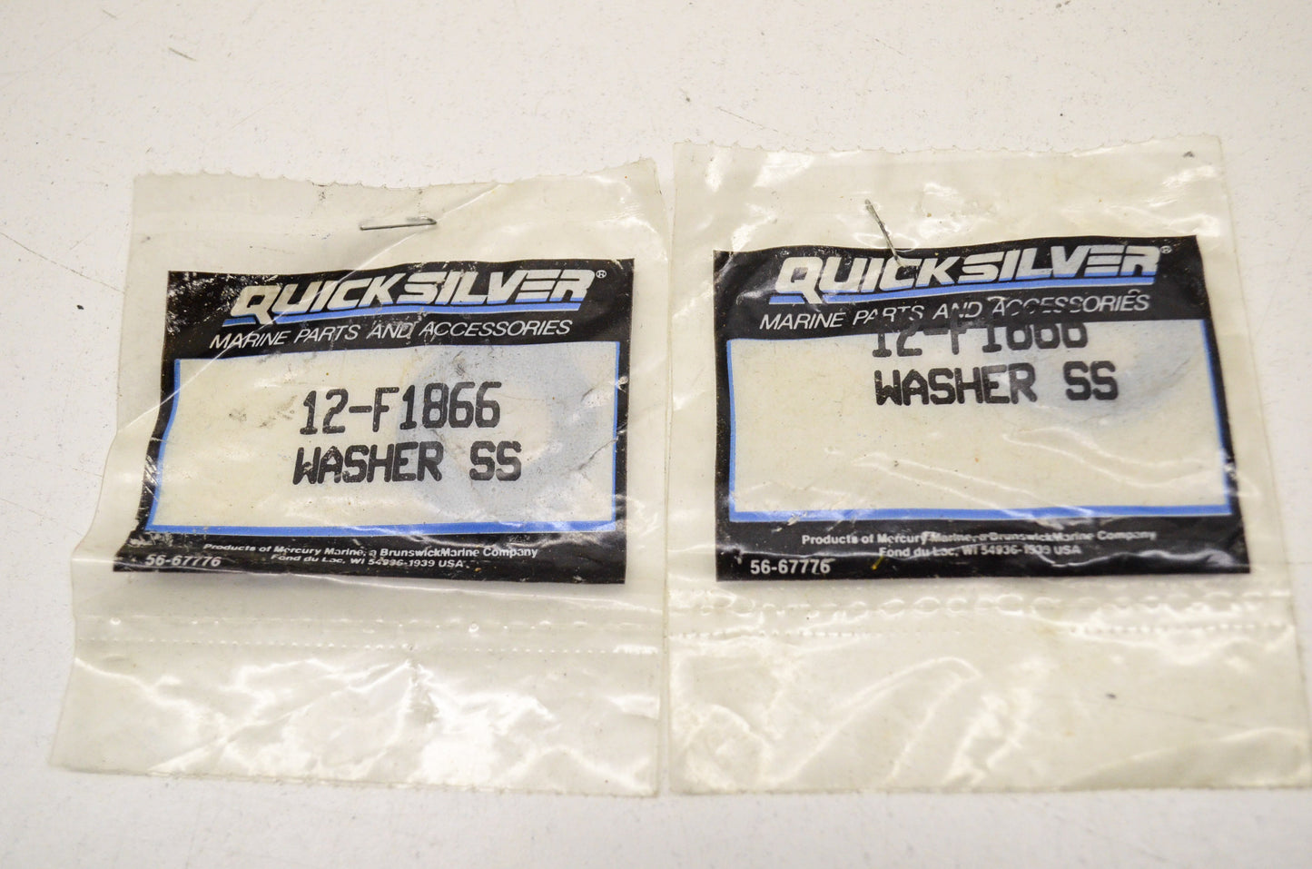 New OEM Quicksilver Mercury Washers QTY 2 NOS