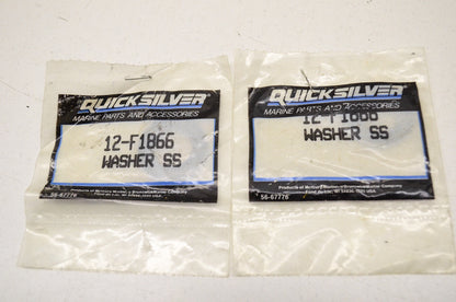 New OEM Quicksilver Mercury Washers QTY 2 NOS
