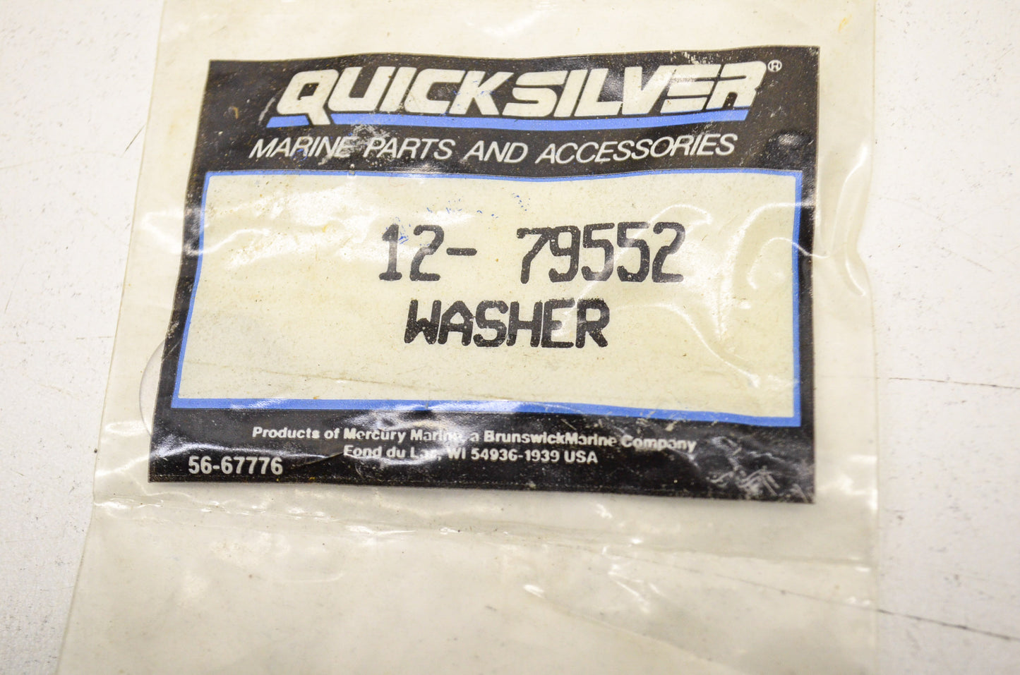 New OEM Quicksilver Mercury Washer NOS