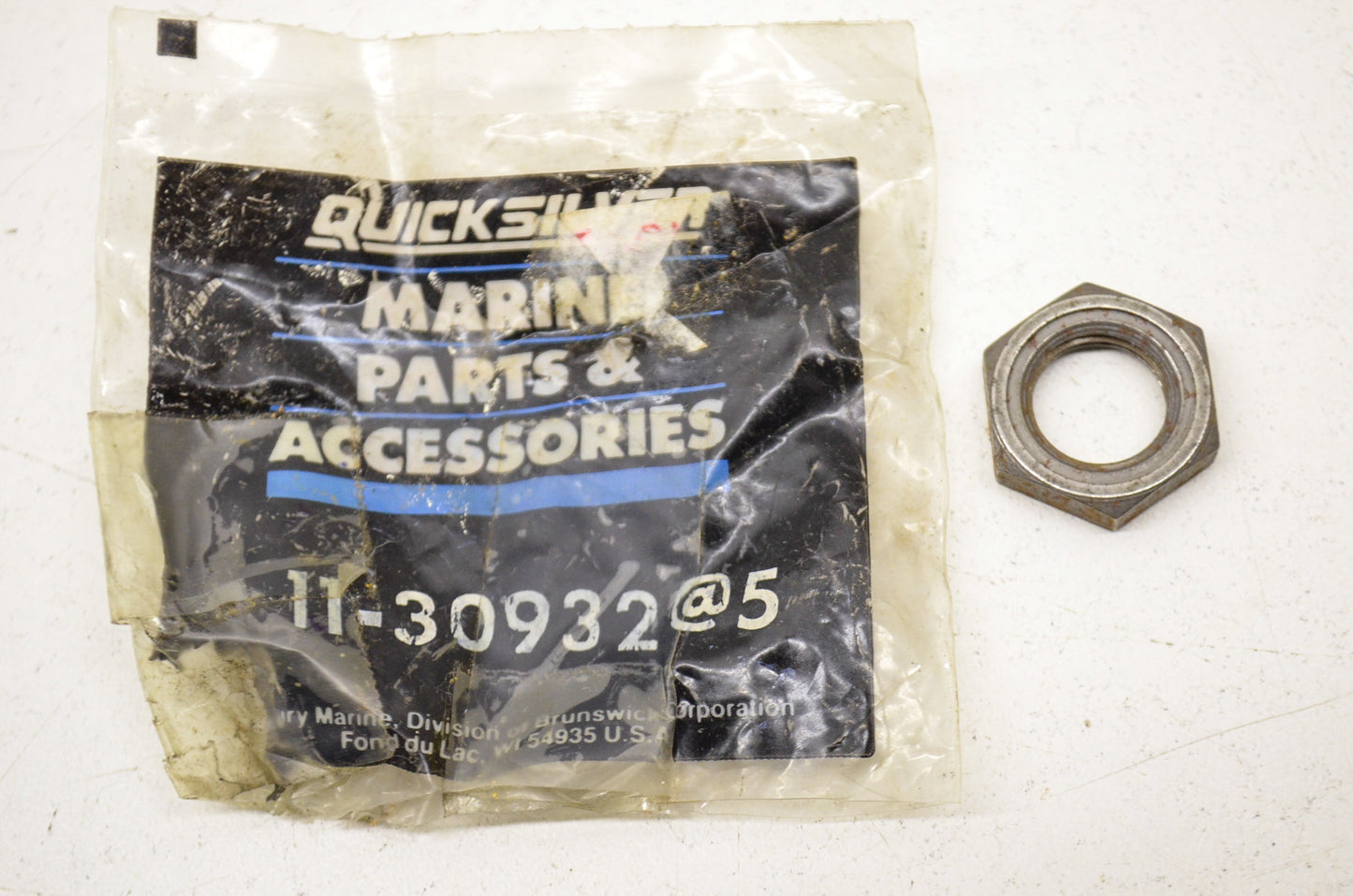 New OEM Quicksilver Mercury Nut NOS