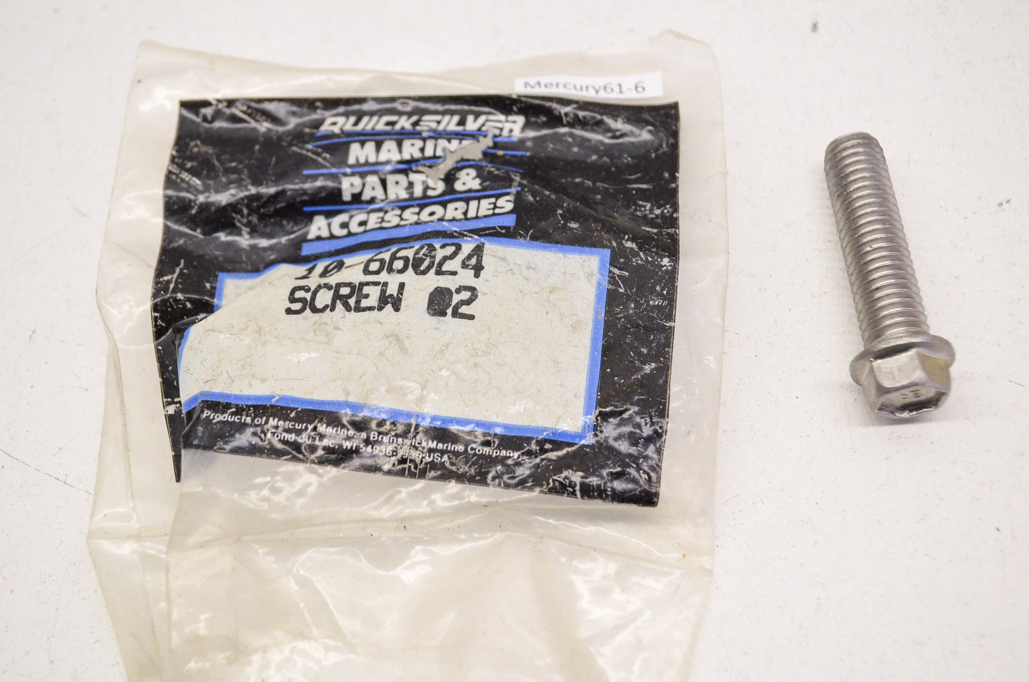 New OEM Quicksilver Mercury Screw NOS