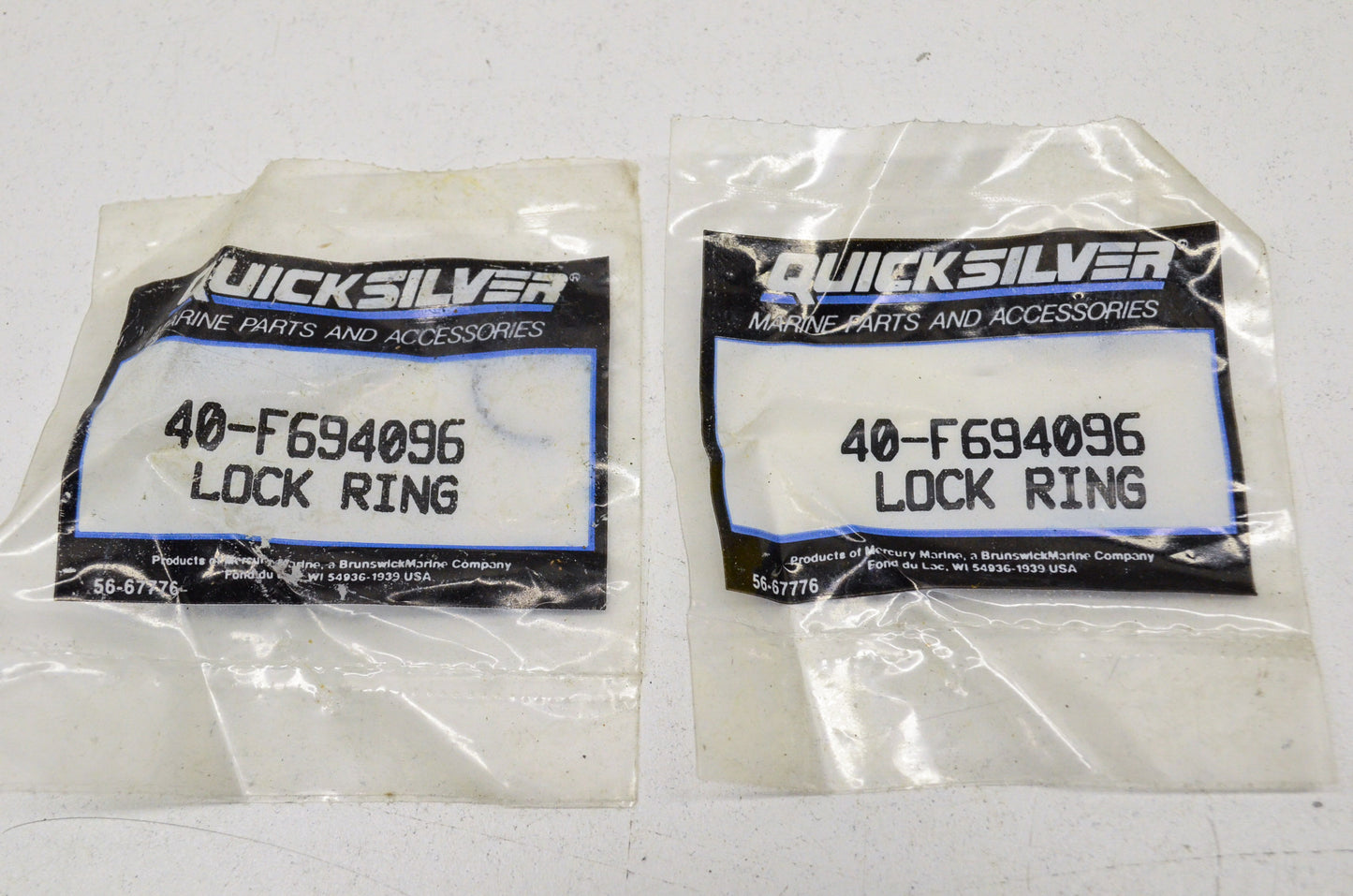 Mercury Lock Rings Qty 2 NOS