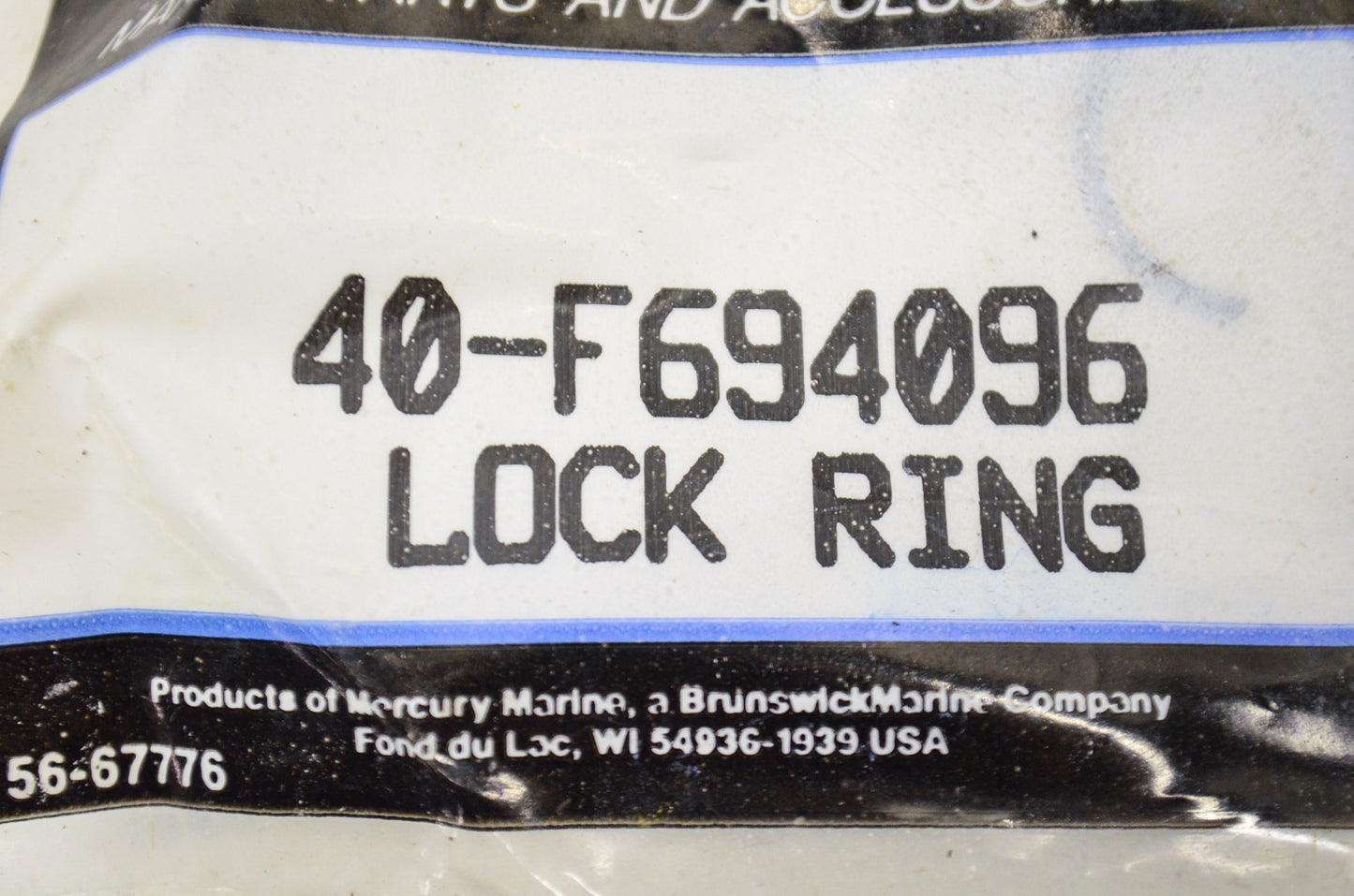 Mercury Lock Rings Qty 2 NOS