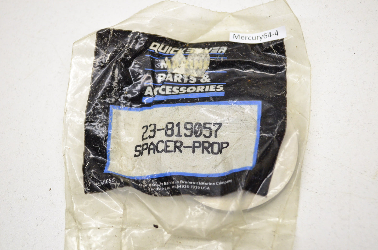 New OEM Quicksilver Mercury Prop Spacer NOS