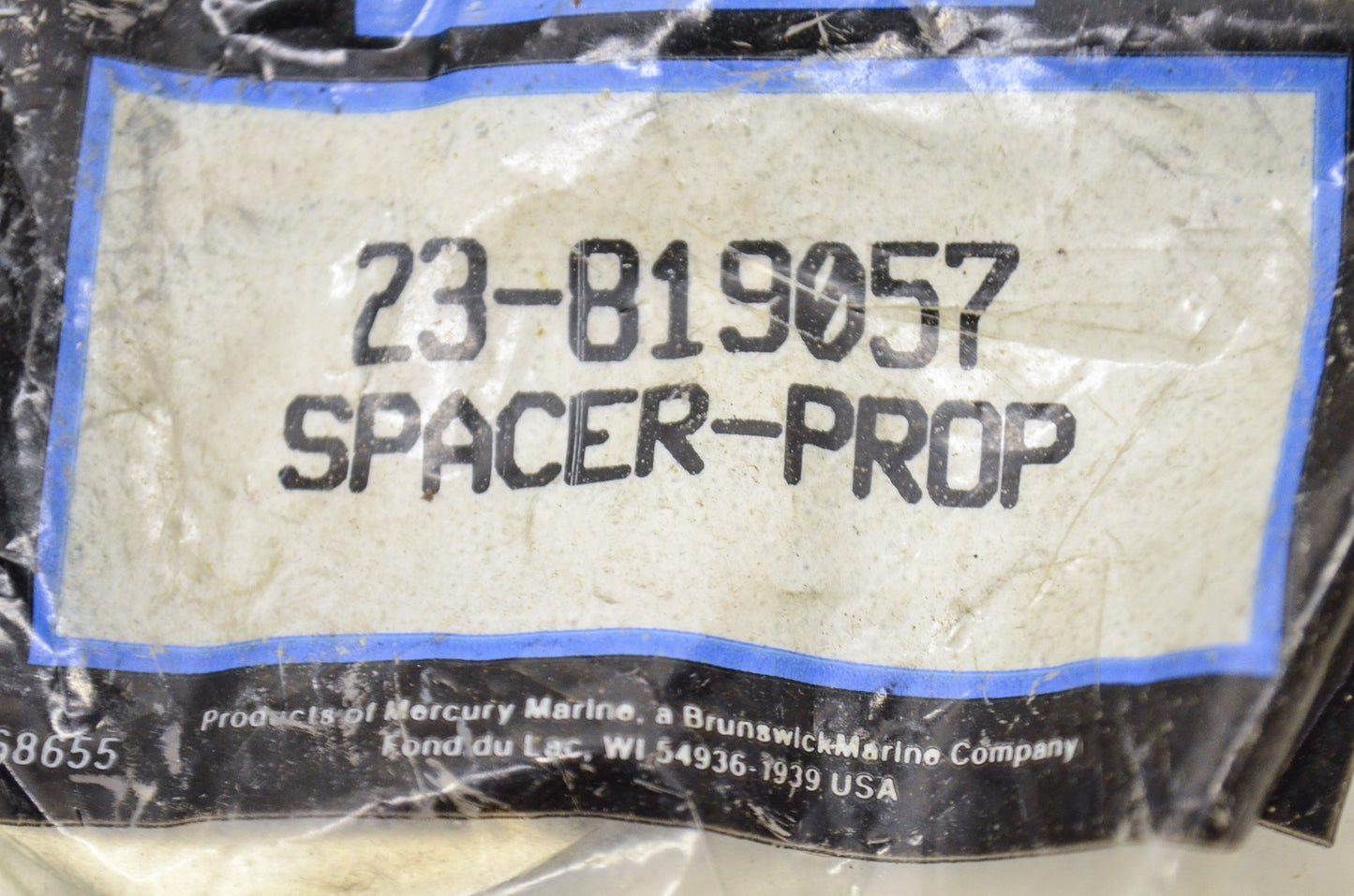New OEM Quicksilver Mercury Prop Spacer NOS