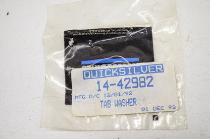 New OEM Quicksilver Mercury Tab Washer NOS