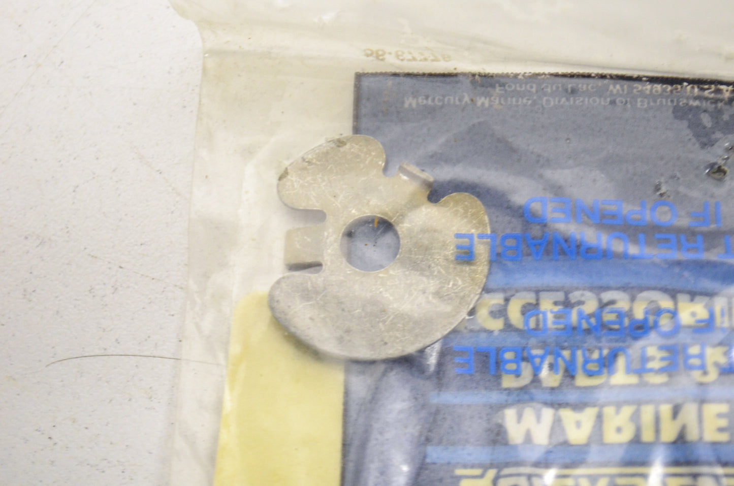 New OEM Quicksilver Mercury Tab Washer NOS