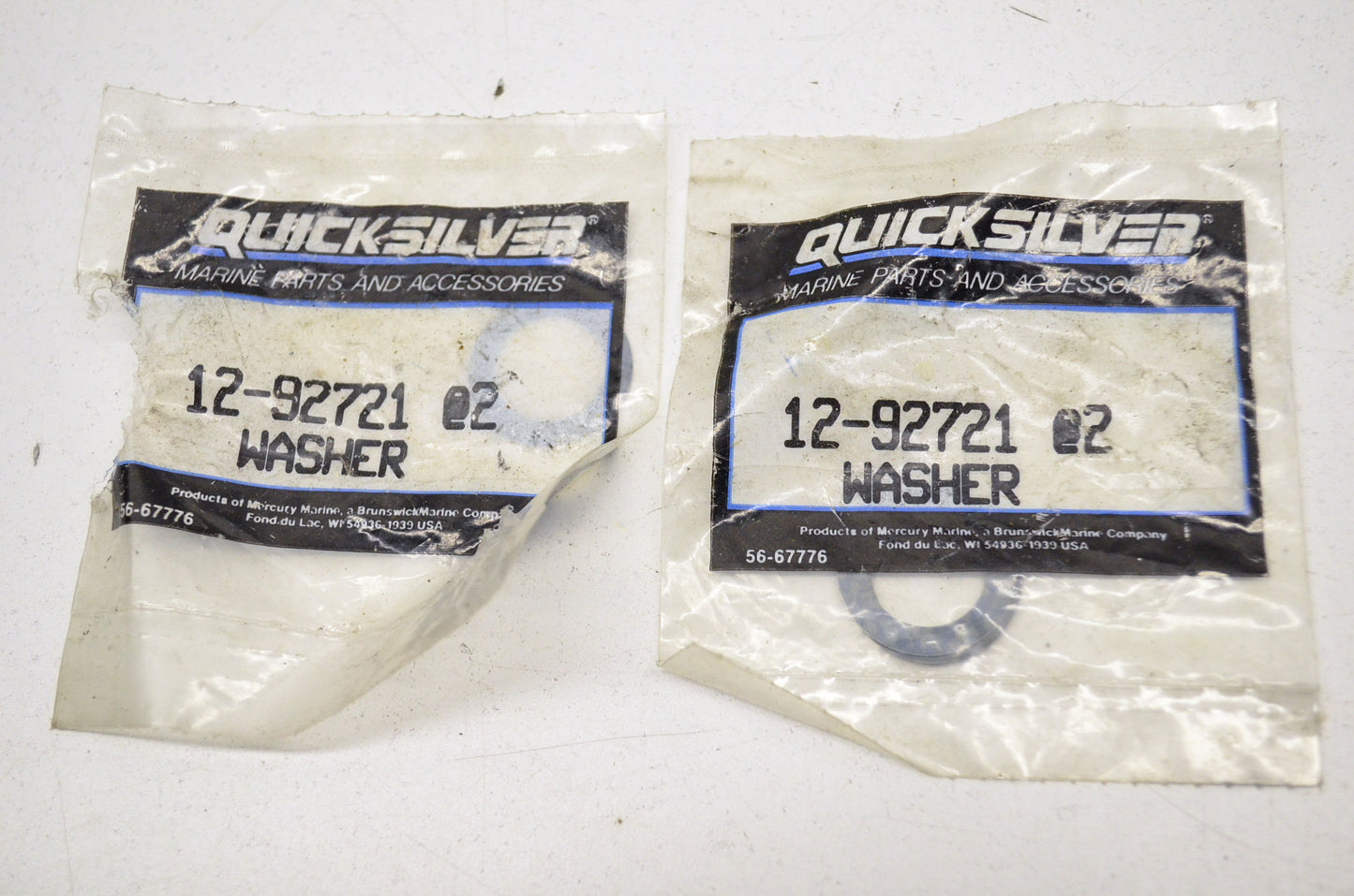 New OEM Quicksilver Mercury Washers QTY 3 NOS