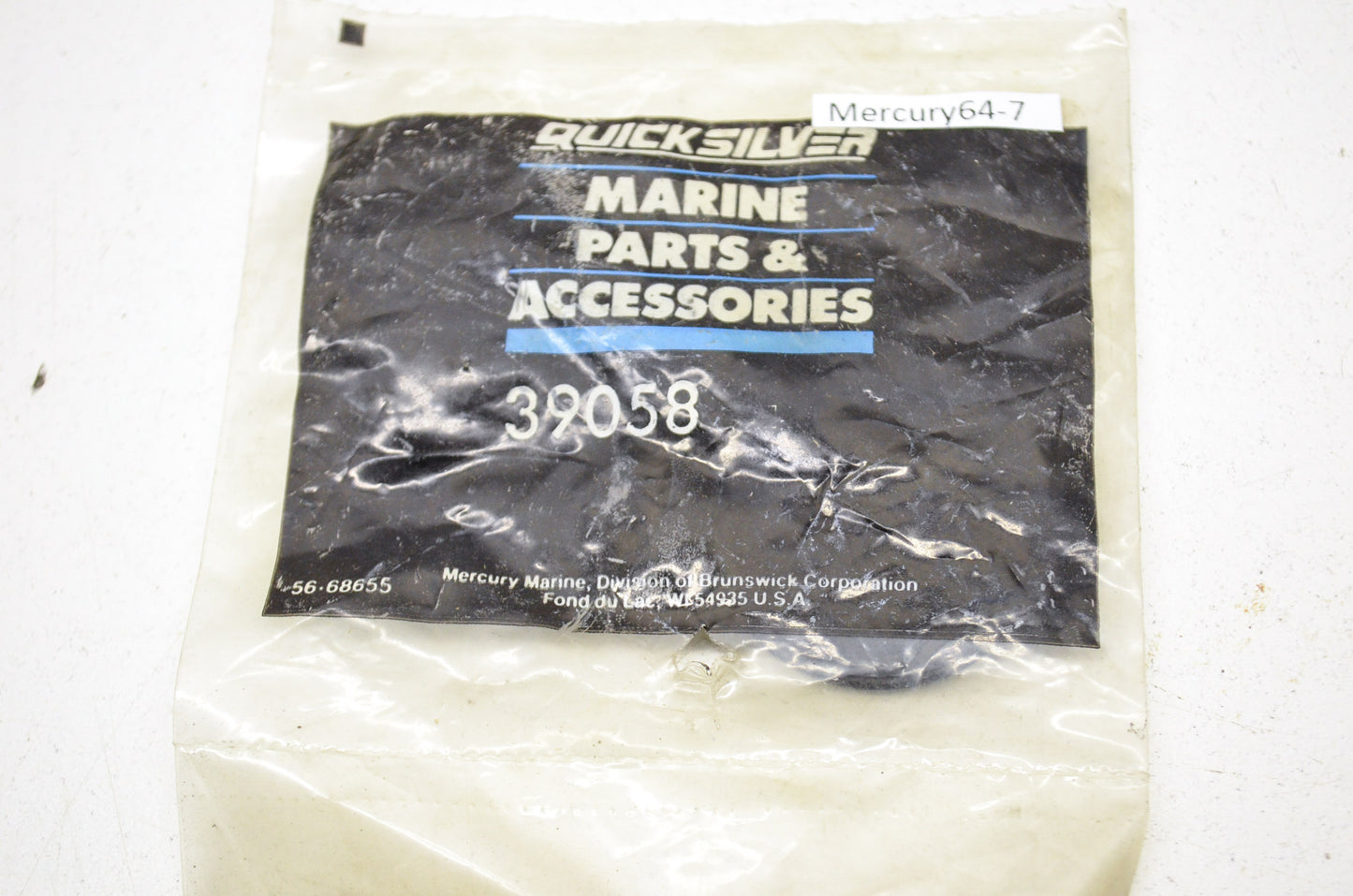 New OEM Quicksilver Mercury Shift Handle Rubber Seal NOS