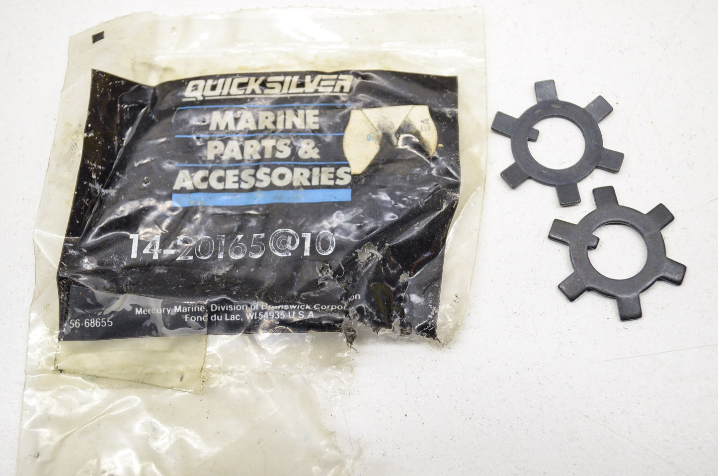 New OEM Quicksilver Mercury Tab Washers QTY 2 NOS