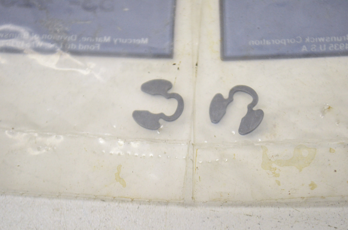 New OEM Quicksilver Mercury Retaining Rings QTY 2 NOS