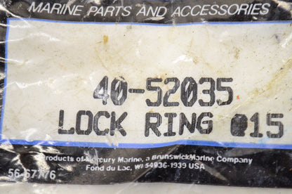 Mercury Lock Rings Qty 2 NOS