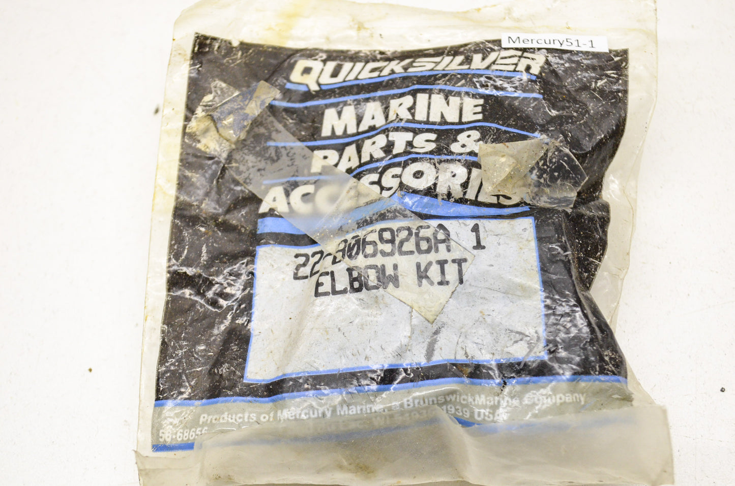 New OEM Quicksilver Mercury Elbow Kit NOS
