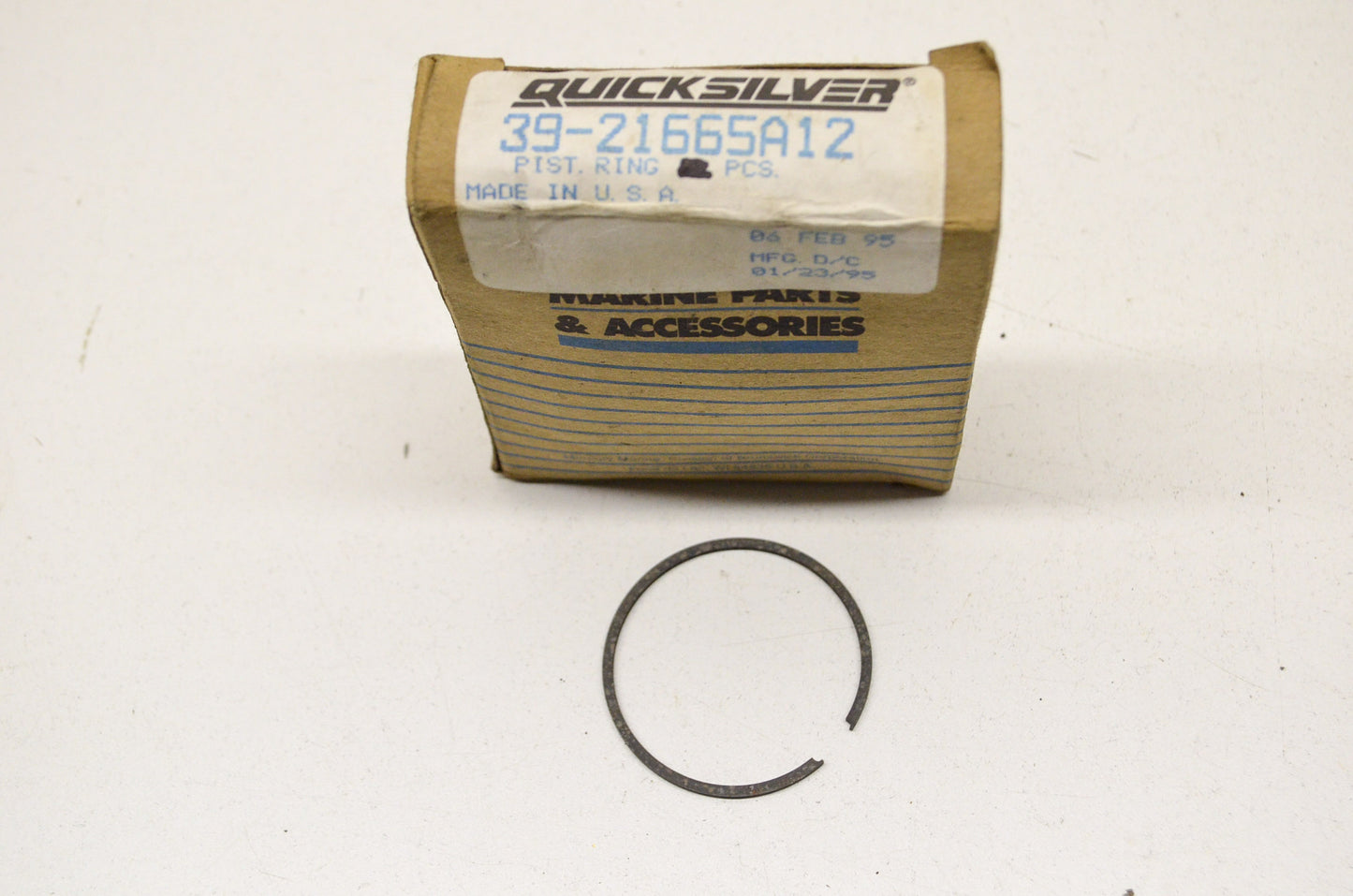 New OEM Quicksilver Mercury Piston Ring NOS
