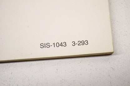 MerCruiser SIS-1043 3-293 Service Bulletin Specifications Manual 1992 NOS