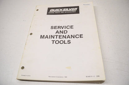 Quicksilver 90-86141--2 1088 Service & Maintenance Tools Manual NOS