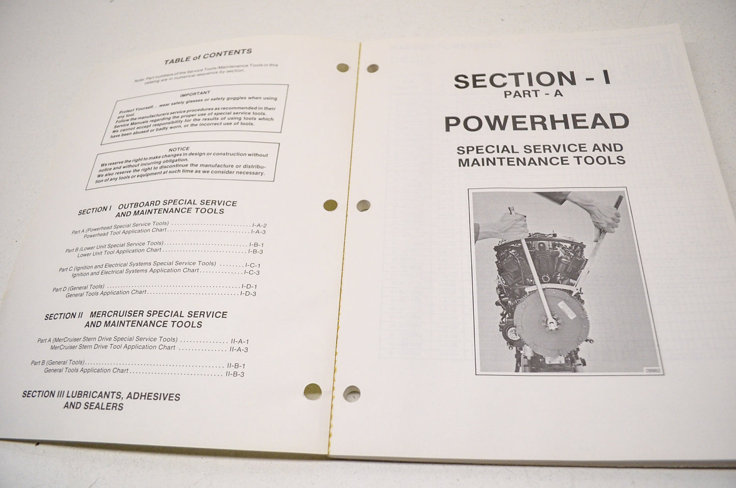 Quicksilver 90-86141--2 1088 Service & Maintenance Tools Manual NOS