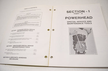 Quicksilver 90-86141--2 1088 Service & Maintenance Tools Manual NOS