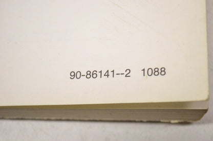 Quicksilver 90-86141--2 1088 Service & Maintenance Tools Manual NOS
