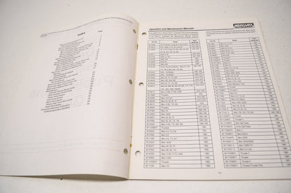 Mercury Marine SIS-509 11-1291 Dealer Service Publications Guide NOS